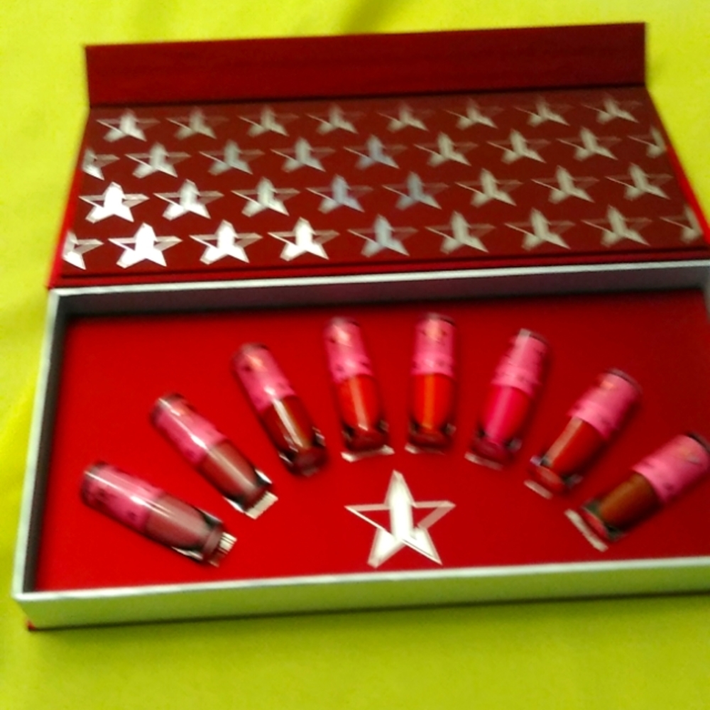 Jeffree Star cosmetics mini red liquid lip bundle